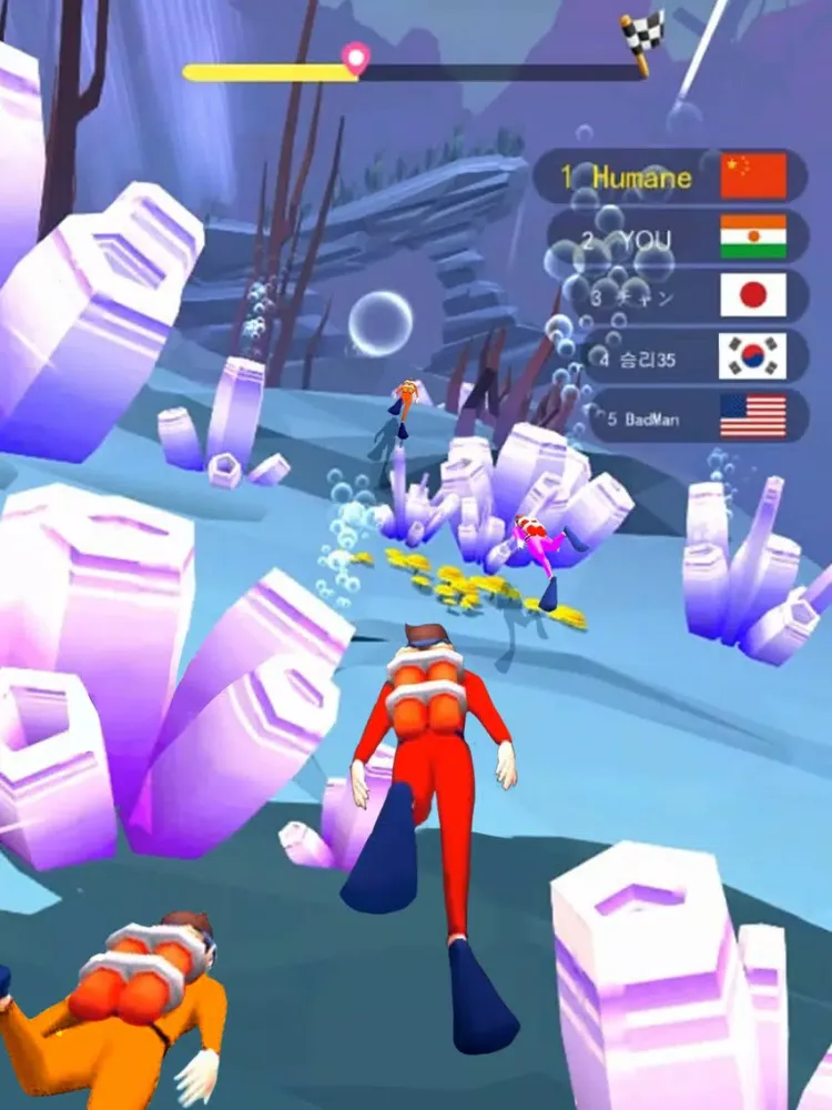 Diver - offline fun games iPad  Ekran Görüntüleri