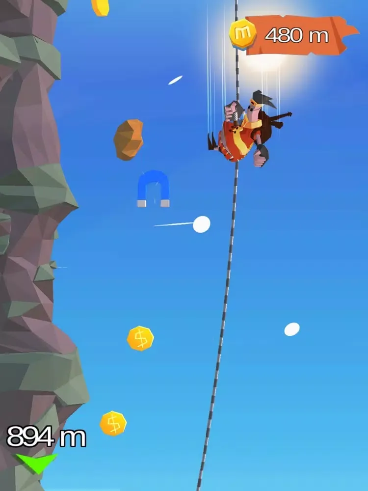 Capturas de tela do Rappelling - popular flip game iPad 
