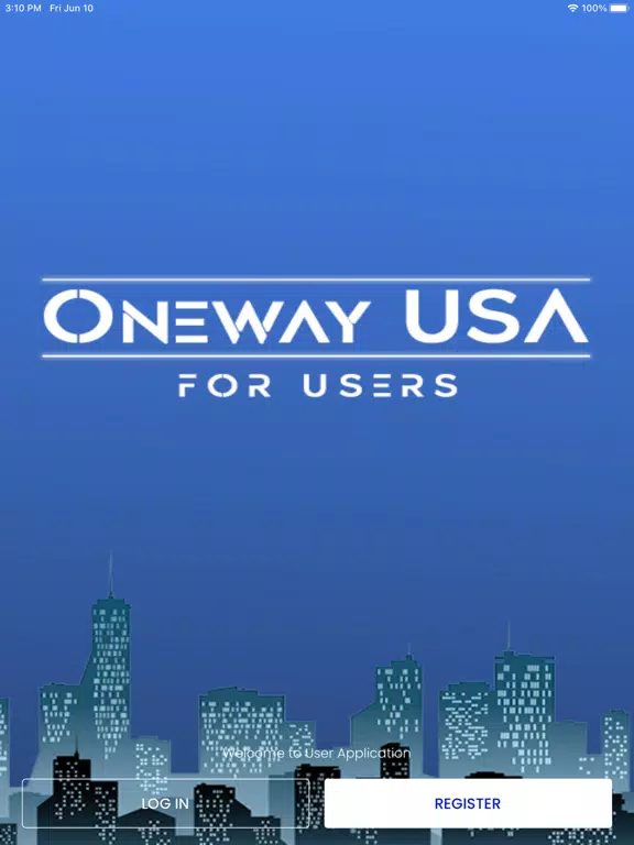 Tangkapan layar Oneway USA iPad 