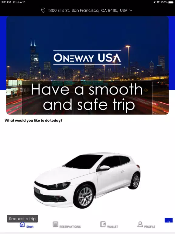 Tangkapan layar Oneway USA iPad 