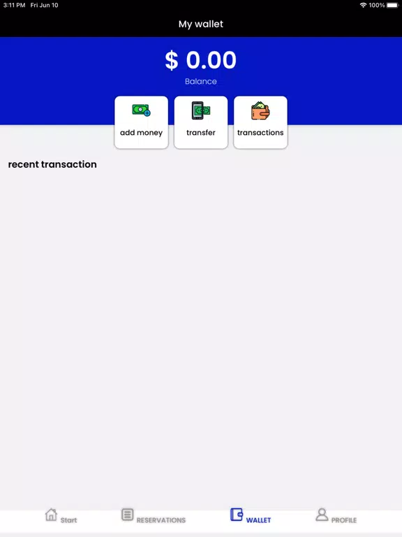 Tangkapan layar Oneway USA iPad 