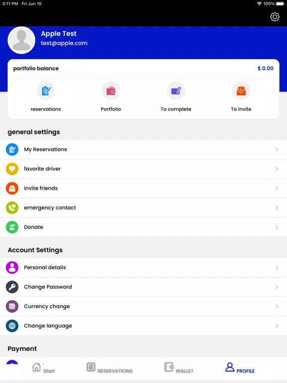 Tangkapan layar Oneway USA iPad 