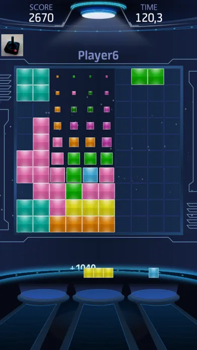Tangkapan skrin OneWinner's Blocks