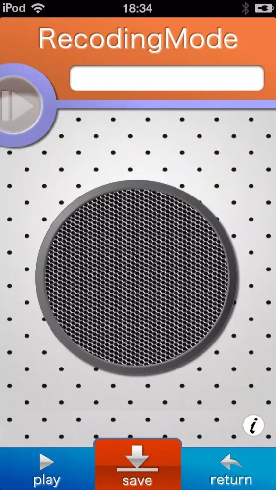 Capturas de tela do voice changer - record and play -