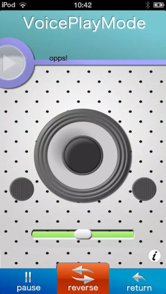 Capturas de tela do voice changer - record and play -