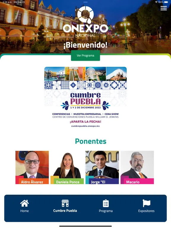 تصاویر ONEXPO NACIONAL APP iPad 