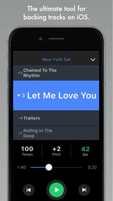 ShowOne - Pro Backing Tracks سکرین شاٹس