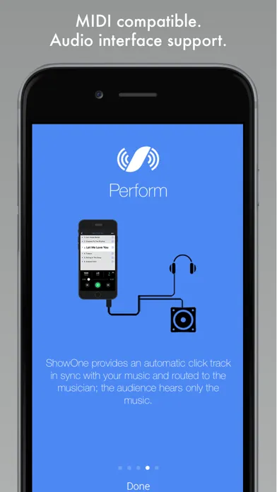 ShowOne - Pro Backing Tracks سکرین شاٹس