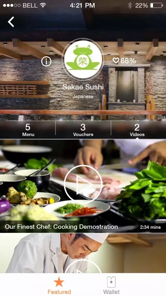 1Menu 스크린샷