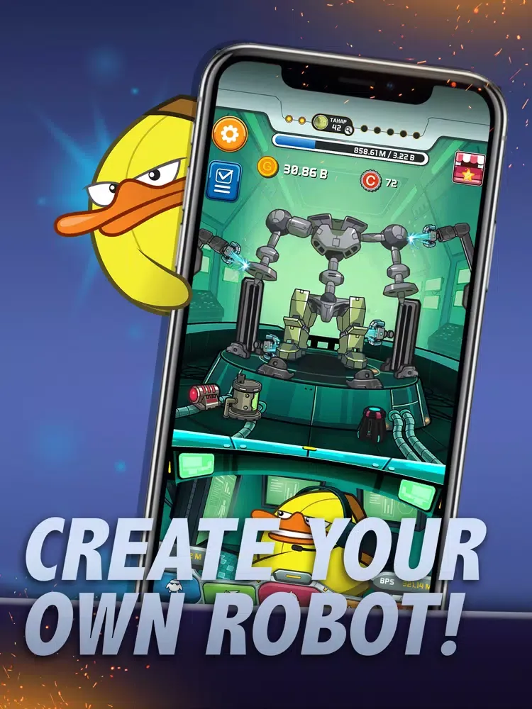 Zrzuty ekranu Idle Robot Clicker : CHIPS iPad 