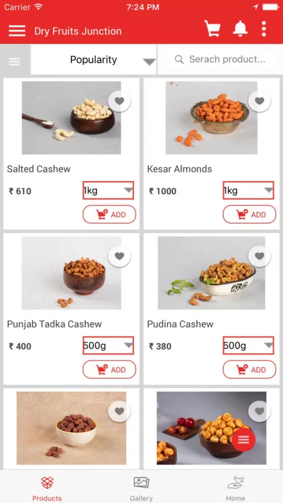 Dry Fruits Junction Screenshots