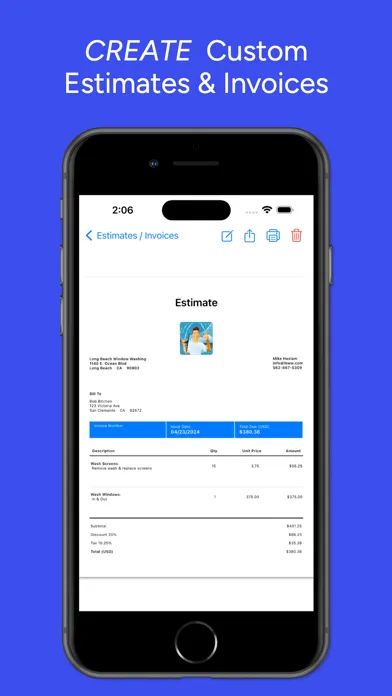 Window Cleaning Estimator 스크린샷