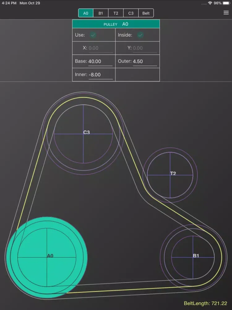 تصاویر Belt Length Calculator for 4ps iPad 
