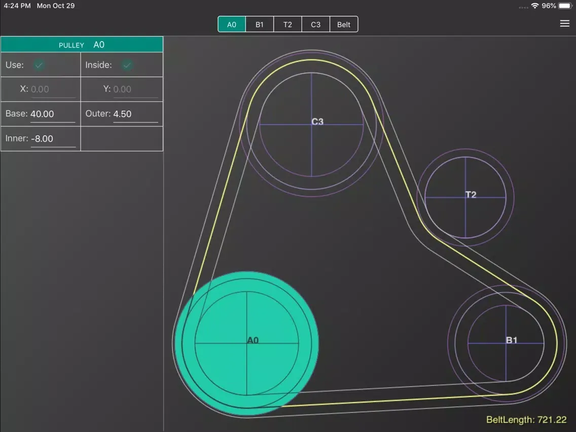 تصاویر Belt Length Calculator for 4ps iPad 