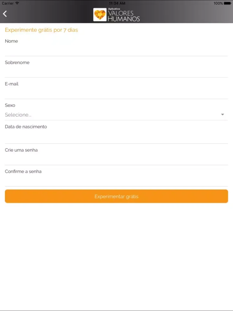 Zrzuty ekranu Valores Humanos iPad 