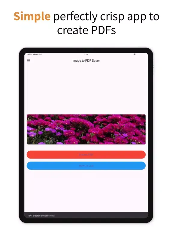 Скриншоты Image to PDF Saver iPad 