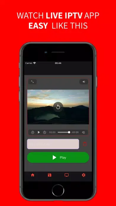 Capturas de tela do TV Live IPTV : Sport player