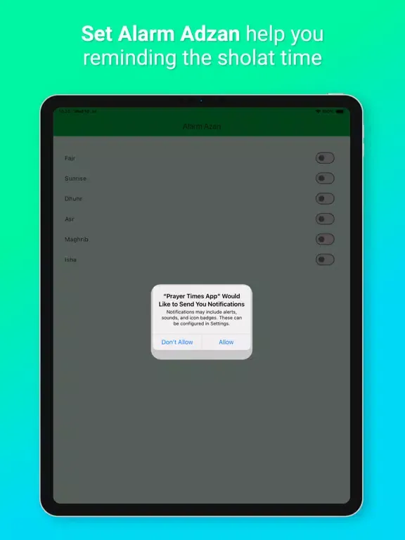 صور Prayer Times Muslim Pro iPad 