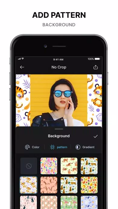 ภาพหน้าจอของ No Crop - Square Fit Video