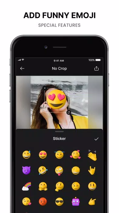 ภาพหน้าจอของ No Crop - Square Fit Video