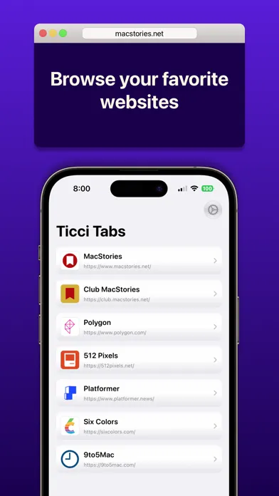 Ticci Tabs سکرین شاٹس
