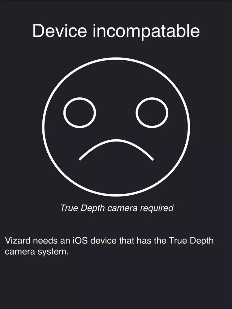 Ảnh chụp màn hình của Vizard iPad 