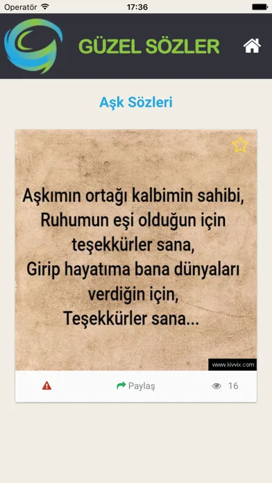 Captures d'écran de Güzel Sözler