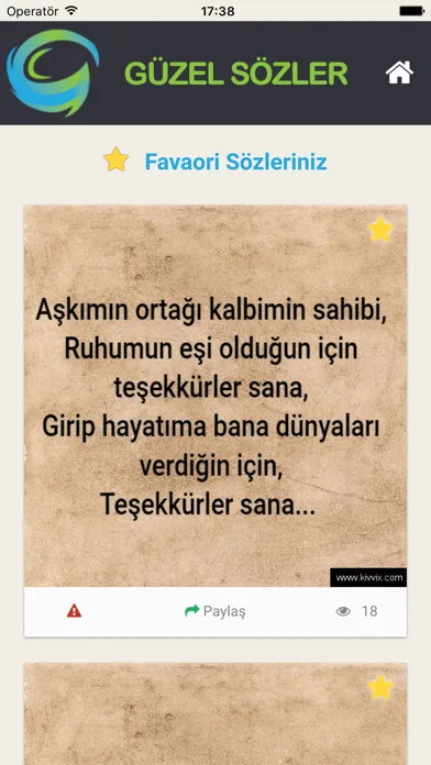 Captures d'écran de Güzel Sözler