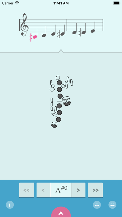 Screenshot di Sax fingering