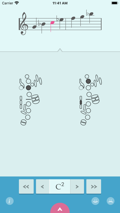 Screenshot di Sax fingering