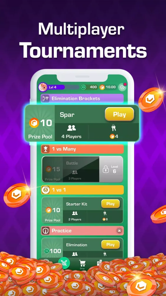 ภาพหน้าจอของ Super 8 Ball Pool: Win Rewards