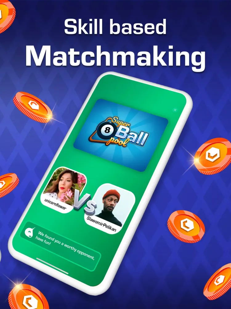 ภาพหน้าจอของ Super 8 Ball Pool: Win Rewards