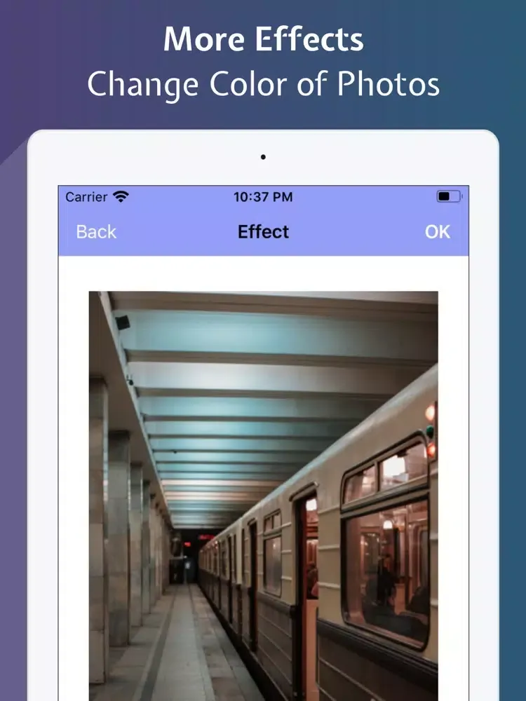 ภาพหน้าจอของ Photo Enhancer JET-Pic Collage iPad 