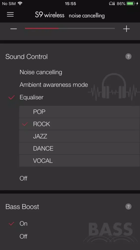 Captures d'écran de Pioneer Headphone App