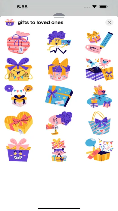 Скриншоты gifts to loved ones