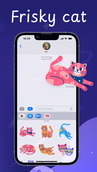 Capturas de pantalla de cute milky cat