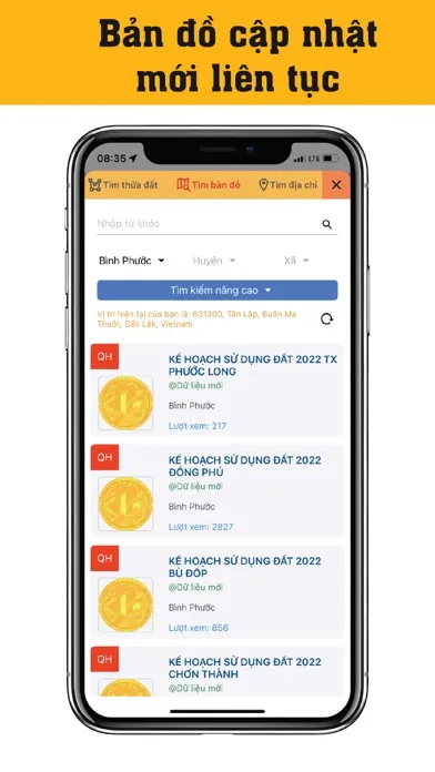 Onland-Xem quy hoạch toàn quốc Ekran Görüntüleri