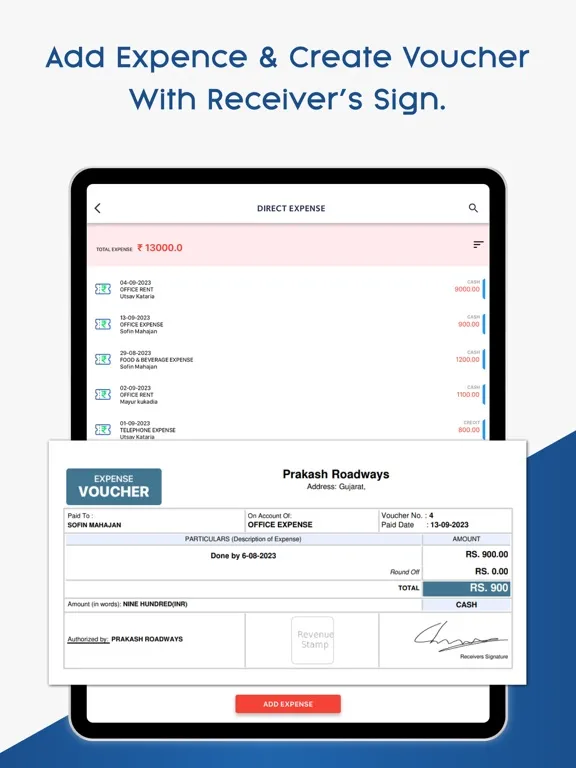 OnlineLR Consignor App iPad  Screenshots