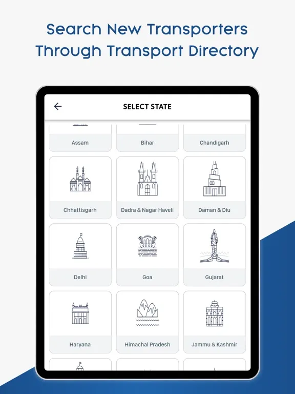 OnlineLR Consignor App iPad  Screenshots