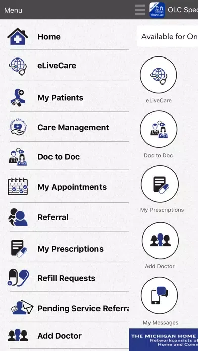 OnlineCare MHCS Specialist Screenshots