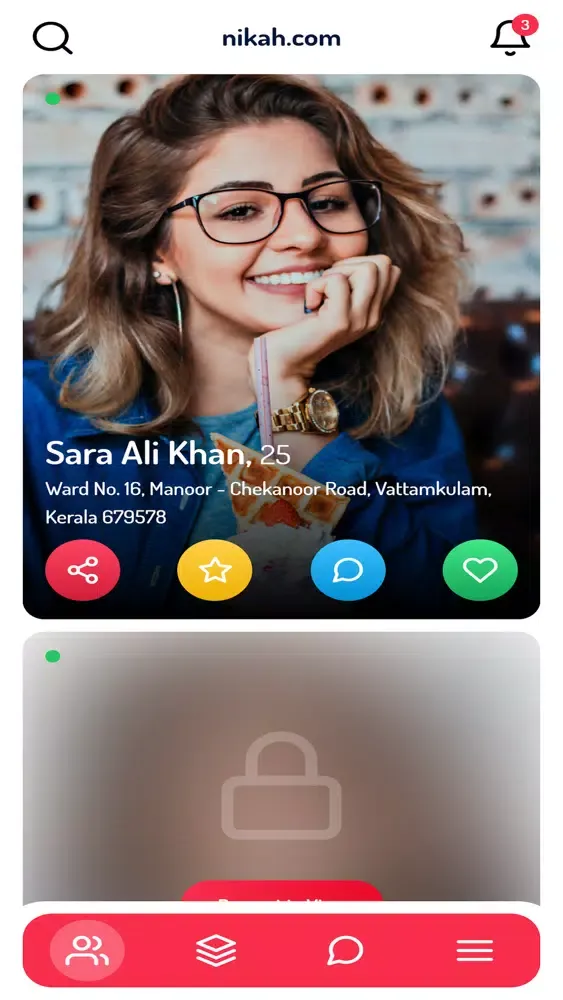 Tangkapan skrin Online Nikah -Kerala Matrimony