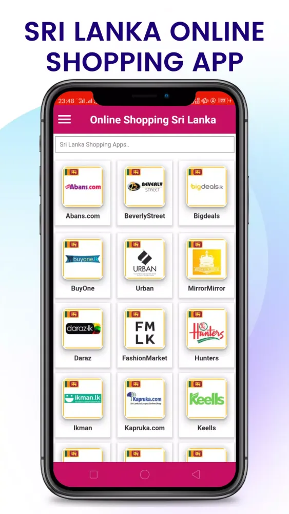 Sri Lanka Online Shopping Apps Screenshots