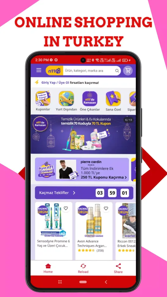 Turkey Online Shopping Screenshots
