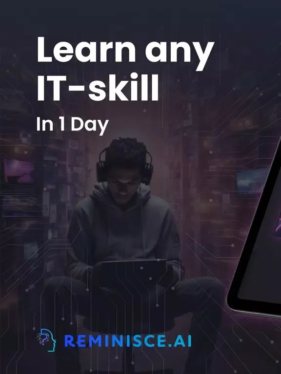 Capturas de tela do Reminisce.ai iPad 
