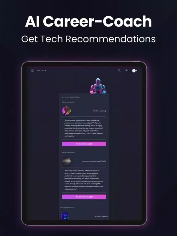 Capturas de tela do Reminisce.ai iPad 