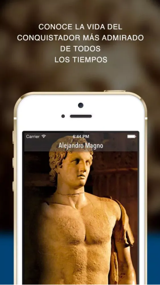 ภาพหน้าจอของ Audiolibro: Alejandro Magno