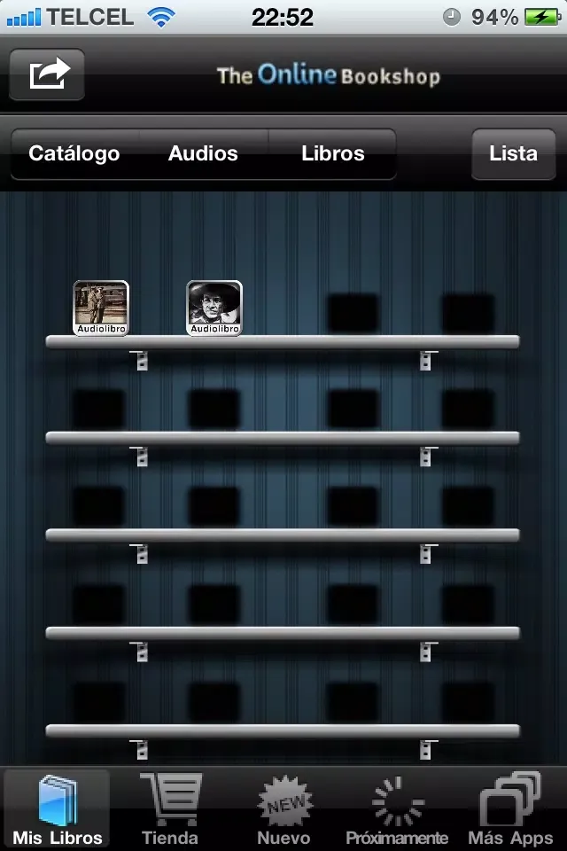 The Online Bookshop Screenshots