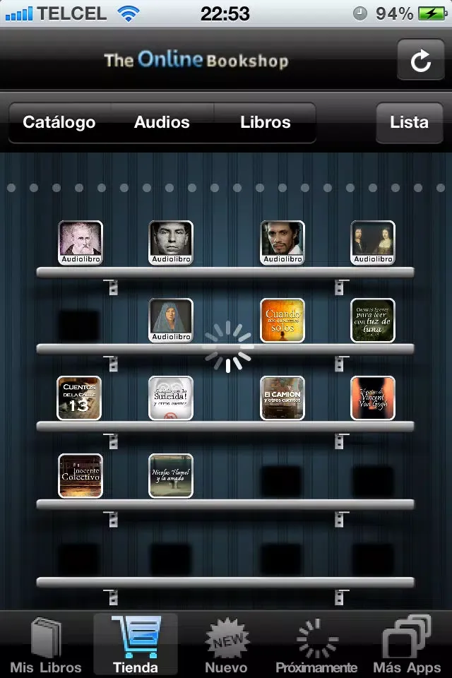 The Online Bookshop Screenshots