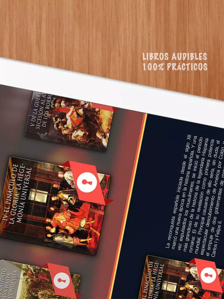 ภาพหน้าจอของ Colección: Historia completa de España iPad 