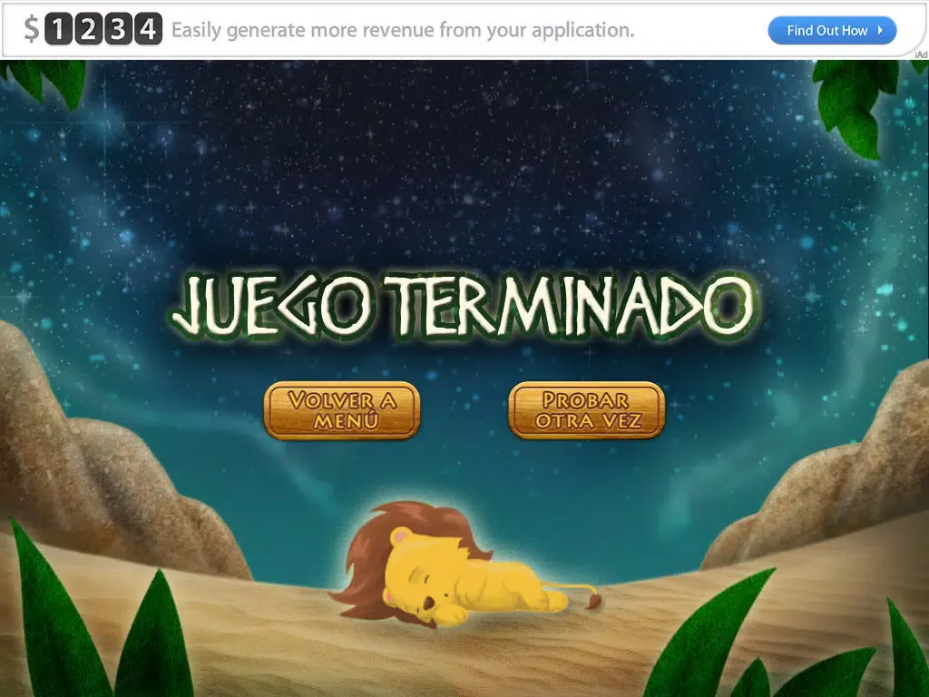 Capturas de tela do Jump Simba iPad 